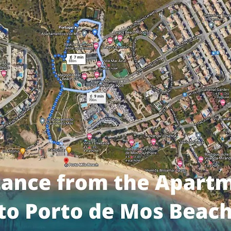Spacious Penthouse Near Porto De Mos In *